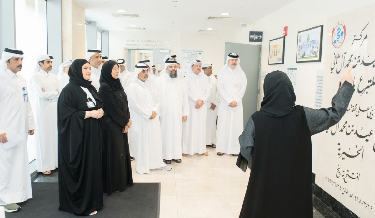 The Qatar National Blood Donation Center was inaugurated by the Health Minister.